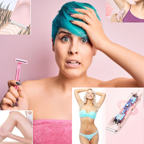 GlowTrim™ – Der sanfte Rasierer, den Frauen lieben (2-in-1 Design)