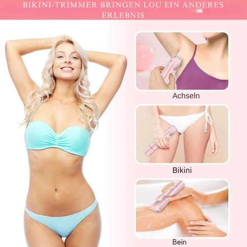 GlowTrim™ – Der sanfte Rasierer, den Frauen lieben (2-in-1 Design)